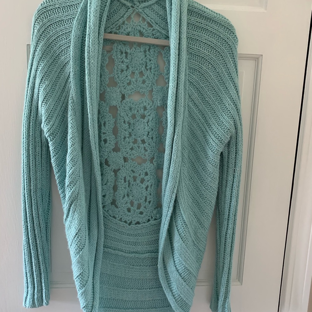 Romeo & Juliet Couture Crochet Sweater